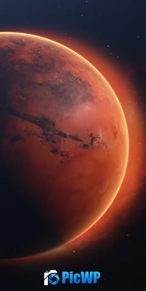 Mars Solar system 3K Mobile Wallpaper