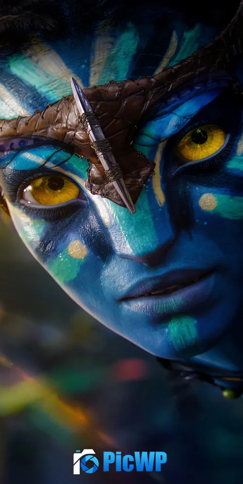 Neytiri Avatar 3K Mobile Wallpaper
