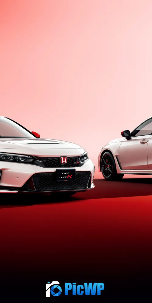 Honda Civic Type R 2022 3K Mobile Wallpaper