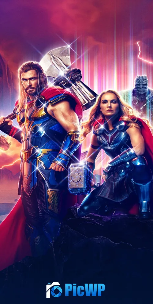 Thor: Love and Thunder Movie poster 3K Mobile Wallpaper