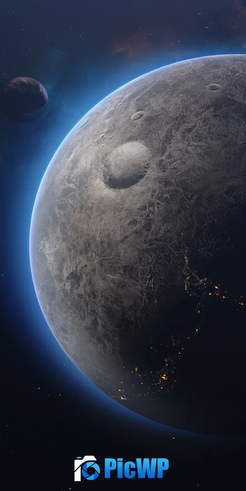 Ceres planet Dwarf planet 3K Mobile Wallpaper