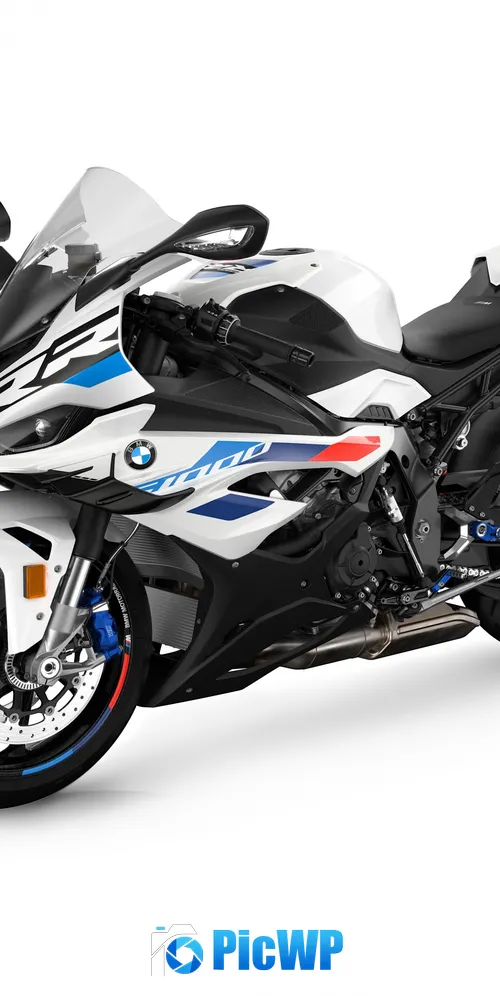 BMW S 1000 RR White background 3K Mobile Wallpaper