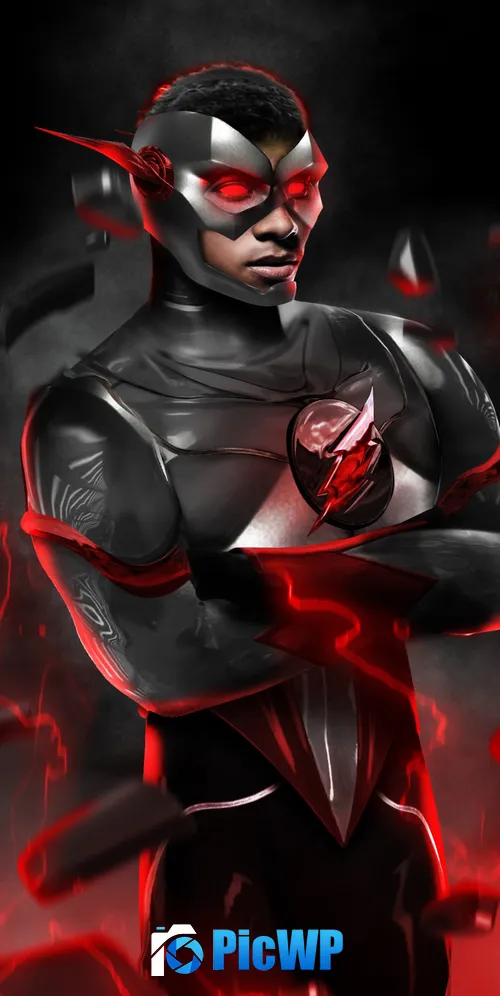 Black Flash DC Comics 3K Mobile Wallpaper