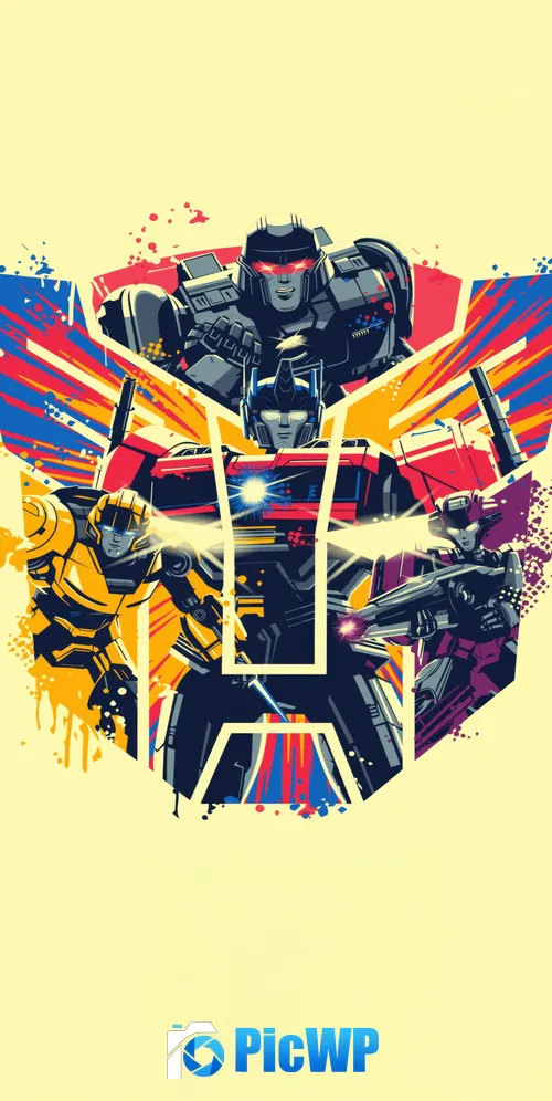Transformers One Minimalist 3K Mobile Wallpaper