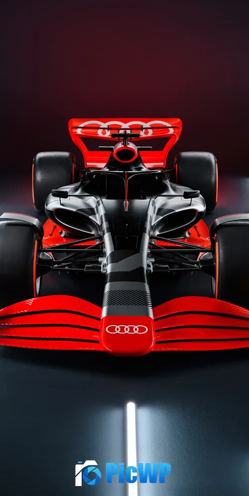 Audi F1 launch livery 3K Mobile Wallpaper