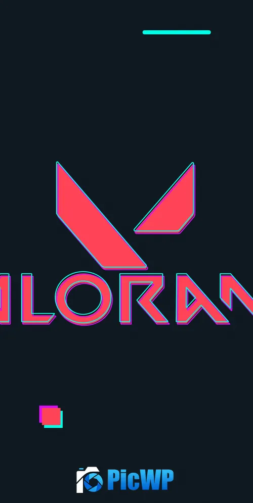 Valorant Logo 3K Mobile Wallpaper
