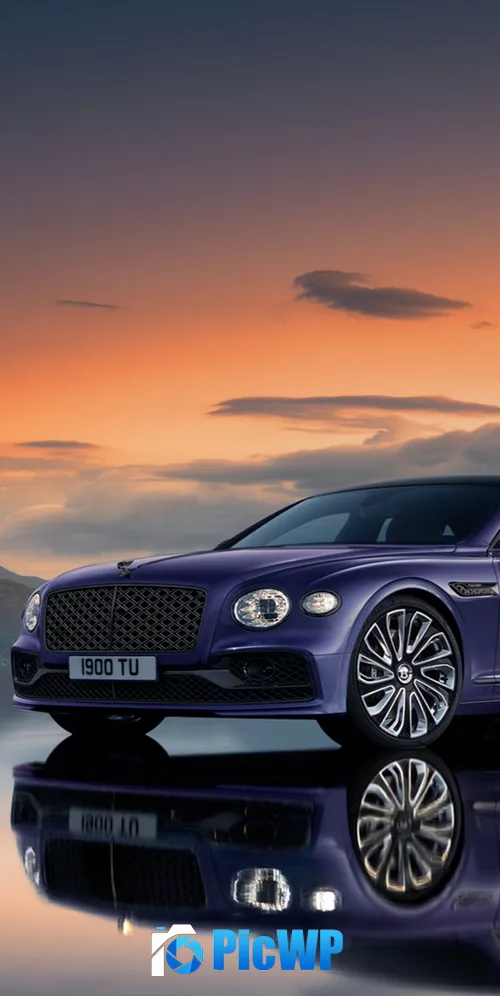 Bentley Flying Spur Mulliner Blackline 2022 3K Mobile Wallpaper