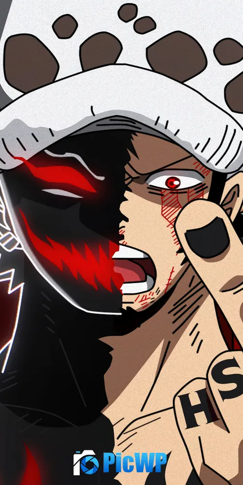 Trafalgar Law Fan Art 3K Mobile Wallpaper