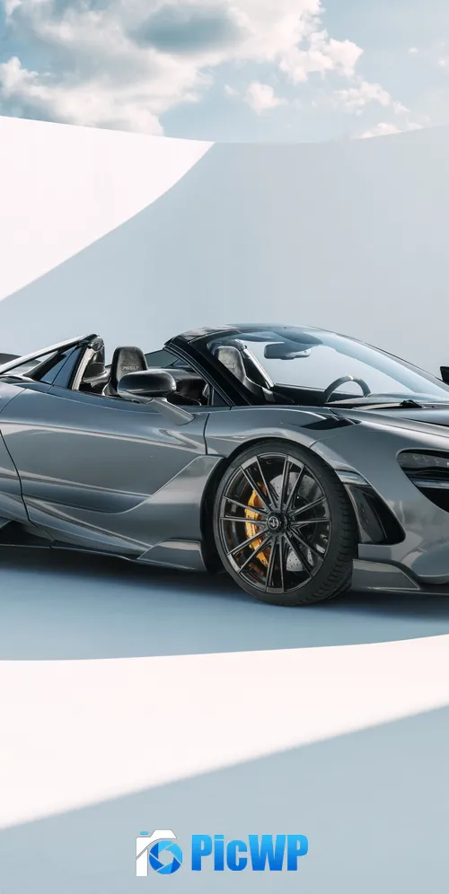 Novitec McLaren 765LT Spider 2022 3K Mobile Wallpaper