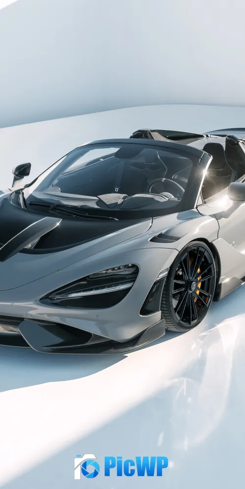 Novitec McLaren 765LT Spider 3K Mobile Wallpaper