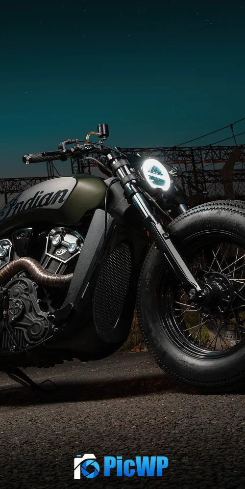 Indian Scout Bobber Envy Built Customs 3K Mobile Wallpaper