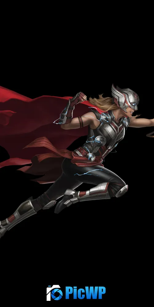 Mighty Thor Jane Foster 3K Mobile Wallpaper