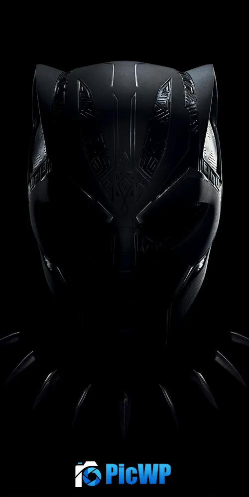 Black Panther Dark 3K Mobile Wallpaper