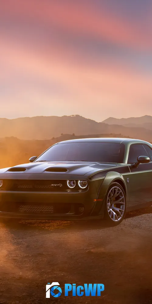 Dodge Challenger SRT Hellcat Redeye Widebody 3K Mobile Wallpaper