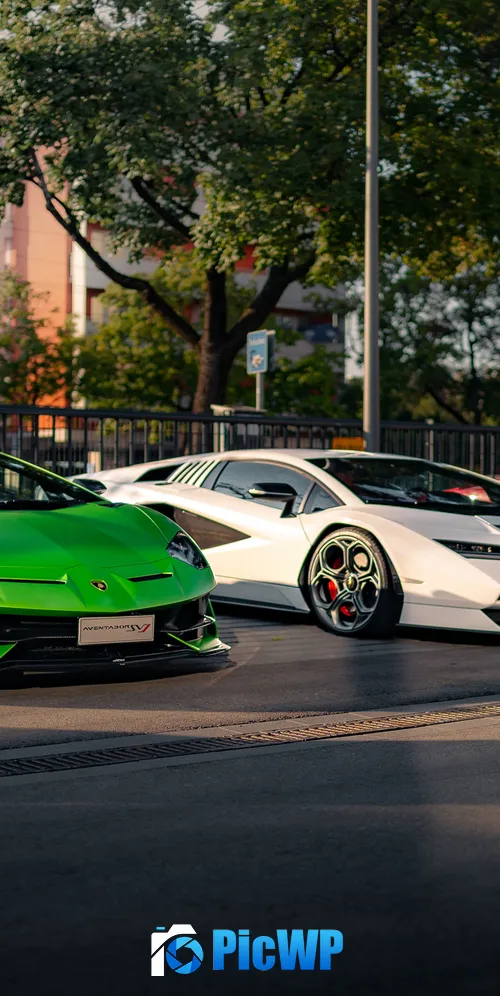 Lamborghini Aventador SVJ Lamborghini Countach LPI 800-4 3K Mobile Wallpaper