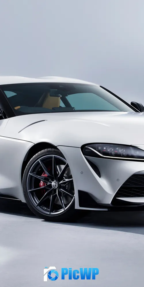 Toyota GR Supra RZ Matte White Edition 2022 3K Mobile Wallpaper