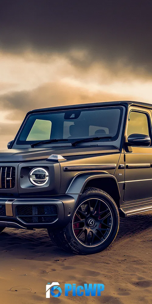 Mercedes-Benz AMG G 63 Beach 3K Mobile Wallpaper