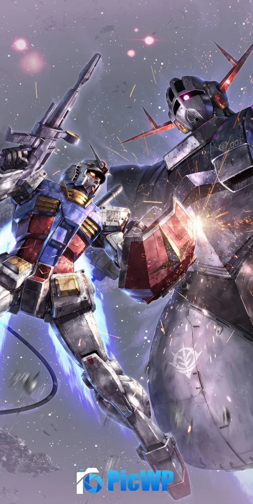 RX-78-2 Gundam MSN-02 Zeong 3K Mobile Wallpaper
