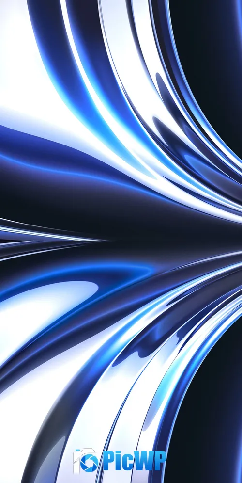 MacBook Air 2022 Blue background 3K Mobile Wallpaper