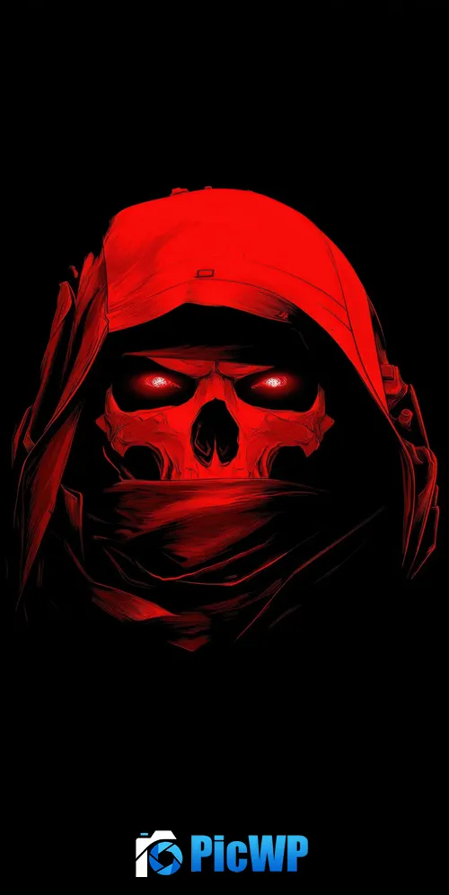 Skull Call of Duty 3K Mobile Wallpaper