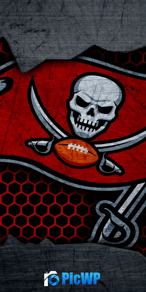 Tampa Bay Buccaneers Flag 3K Mobile Wallpaper