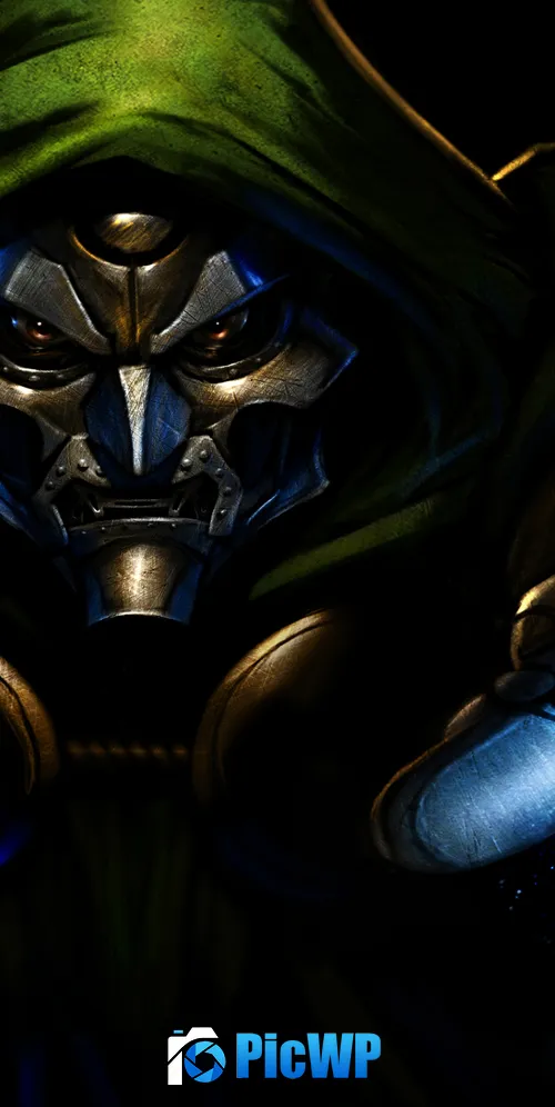 Doctor Doom 3K Mobile Wallpaper
