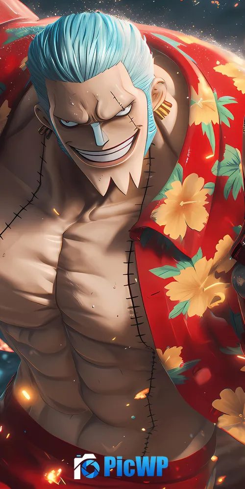 Franky One Piece 3K Mobile Wallpaper