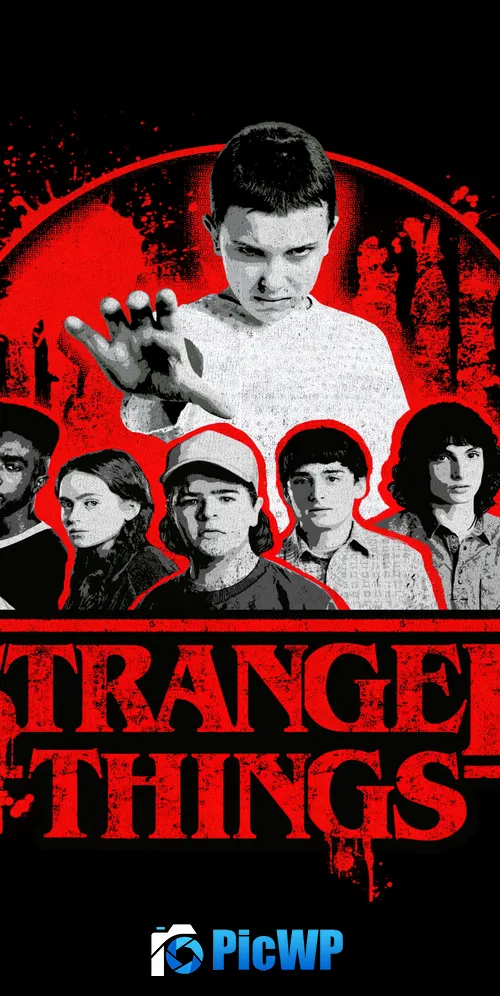 Stranger Things AMOLED 3K Mobile Wallpaper