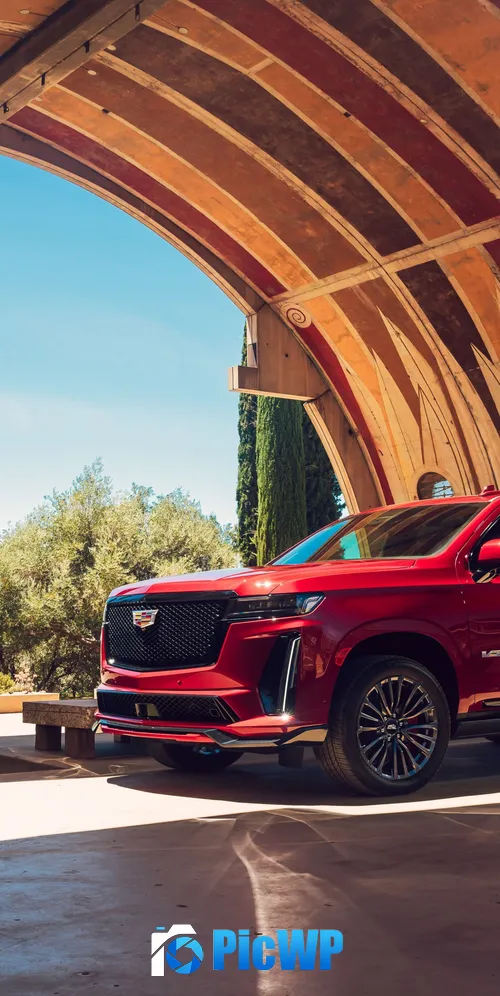 Cadillac Escalade-V Luxury SUV 3K Mobile Wallpaper