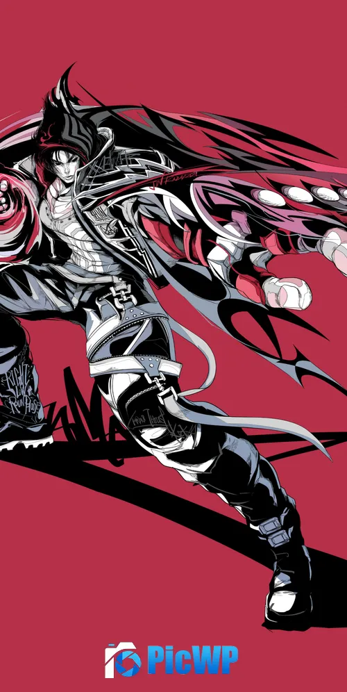 Jin Kazama Artwork 3K Mobile Wallpaper