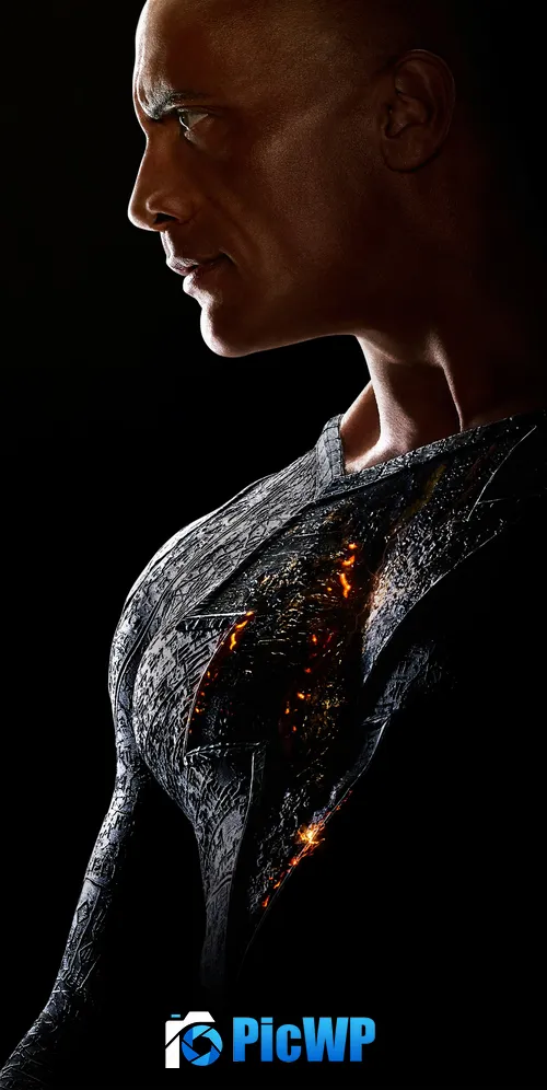 Dwayne Johnson Black Adam 3K Mobile Wallpaper