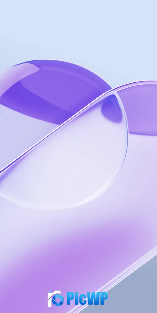 Shapes Purple aesthetic 3K Mobile Wallpaper
