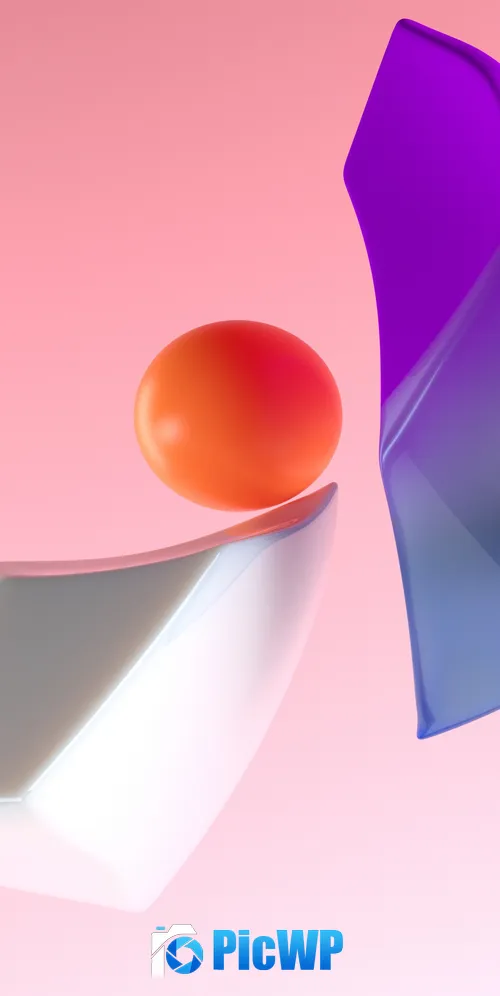 Sphere Shapes 3K Mobile Wallpaper