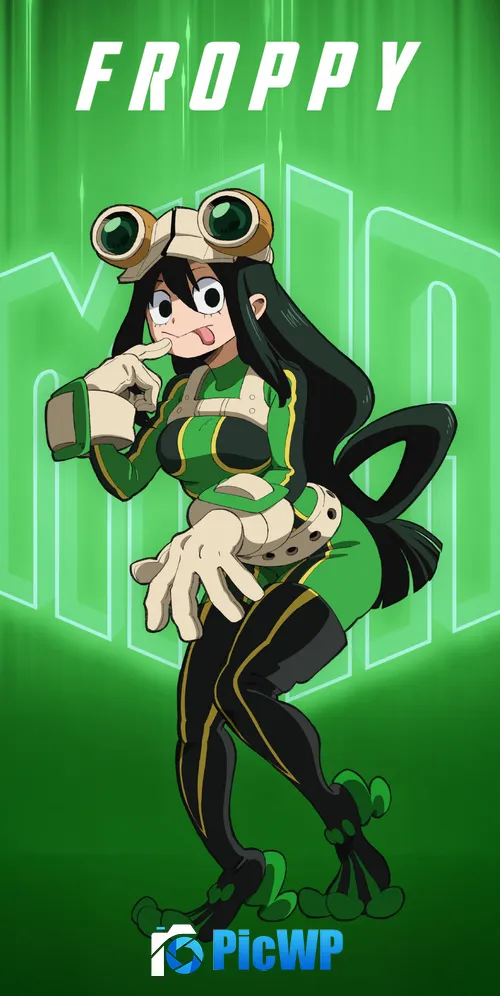 Tsuyu Asui (Froppy) My Hero Academia 3K Mobile Wallpaper