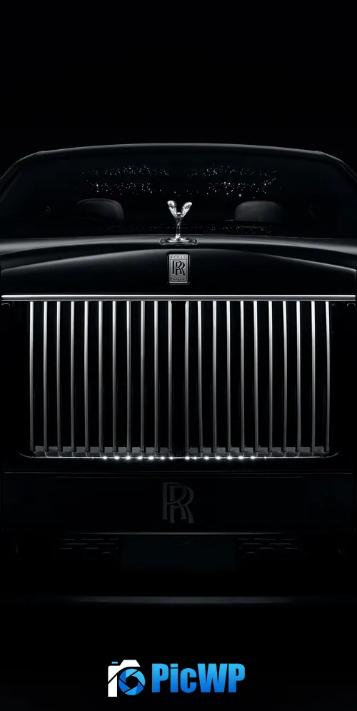 Rolls-Royce Phantom Series II Black cars 3K Mobile Wallpaper