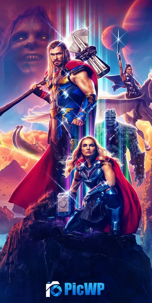 Thor: Love and Thunder Mobile phone 3K Mobile Wallpaper