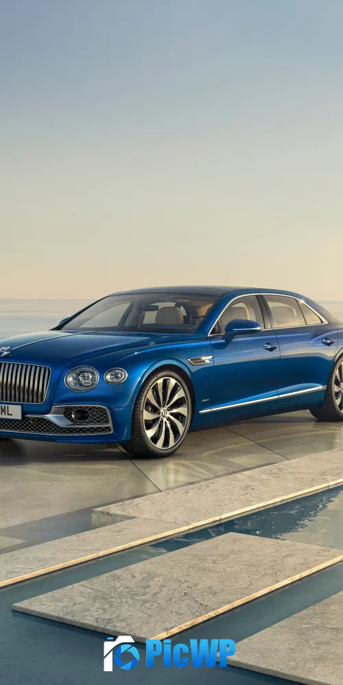 Bentley Flying Spur Azure Luxury Sedan 3K Mobile Wallpaper