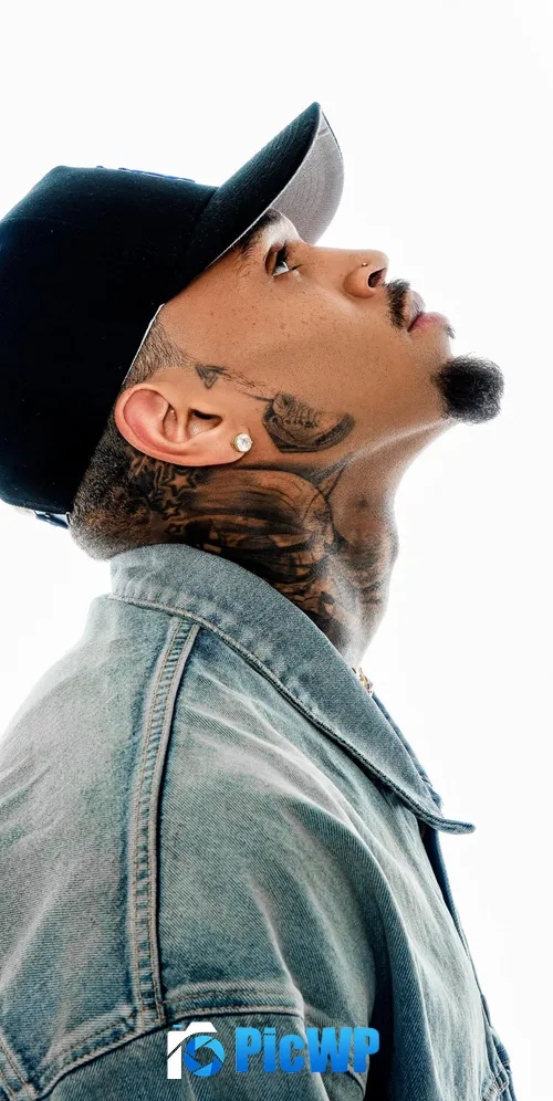 Chris Brown American singer 3K Mobile Wallpaper