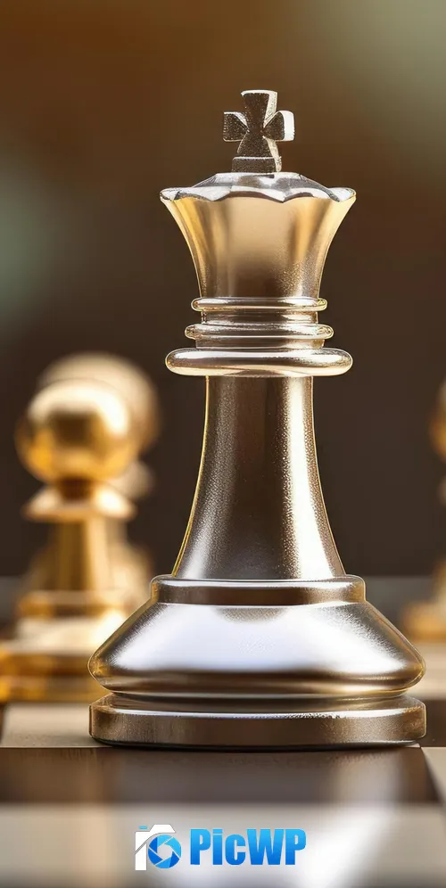 King (Chess) Ultrawide 3K Mobile Wallpaper