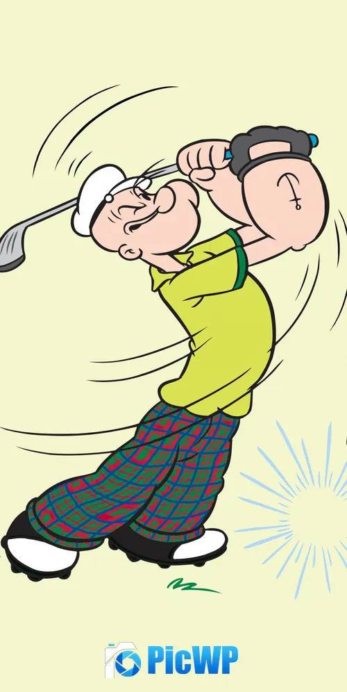 Popeye 3K Mobile Wallpaper