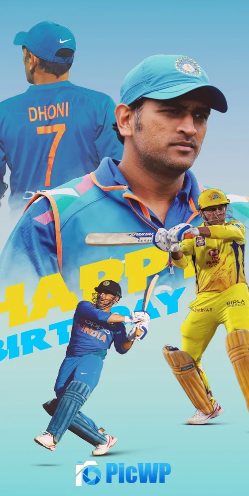 Mahendra Singh Dhoni 3K Mobile Wallpaper