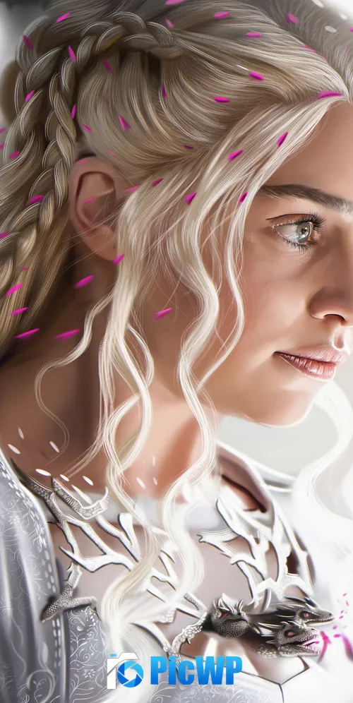 Emilia Clarke Daenerys Targaryen 3K Mobile Wallpaper