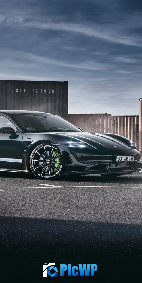 Brabus Porsche Taycan Turbo S 2023 3K Mobile Wallpaper