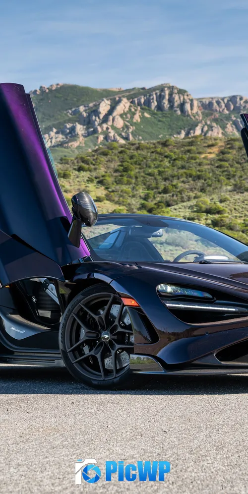 McLaren 765LT Spider 2022 3K Mobile Wallpaper