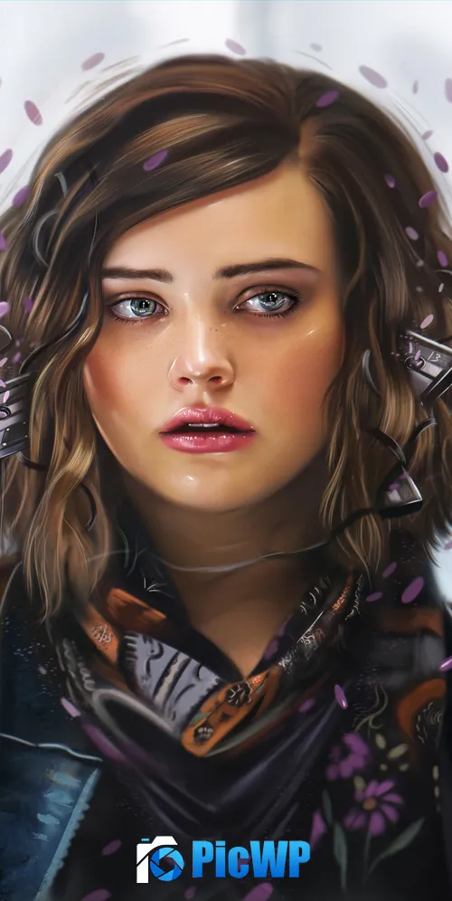 Katherine Langford 13 Reasons Why 3K Mobile Wallpaper