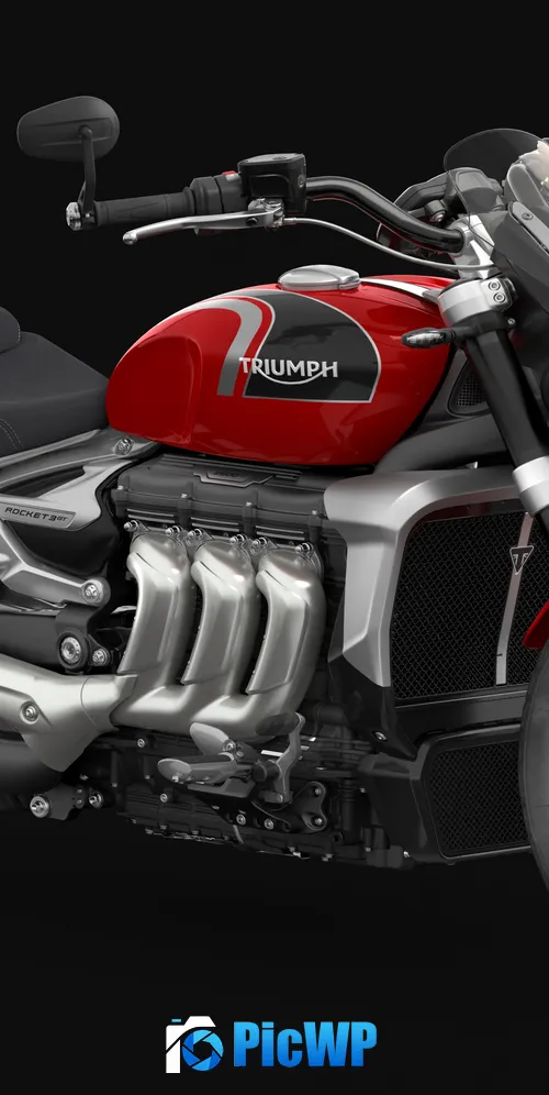 Triumph Rocket 3 Sports cruiser 3K Mobile Wallpaper