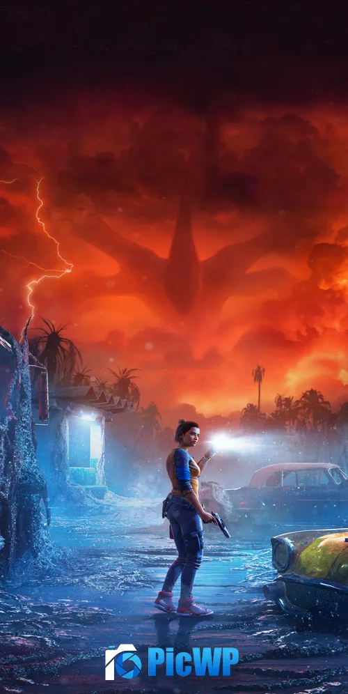 Far Cry 6 Stranger Things 3K Mobile Wallpaper