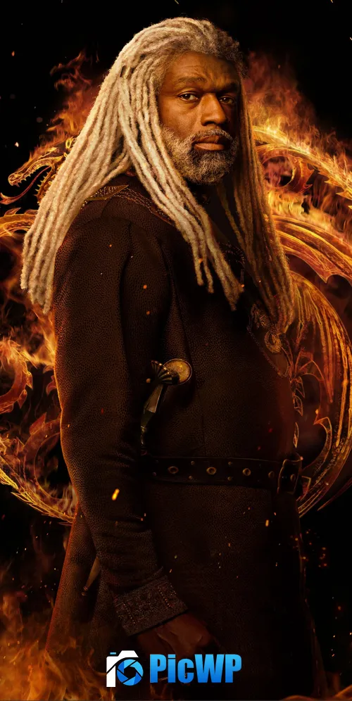 House of the Dragon Steve Toussaint 3K Mobile Wallpaper
