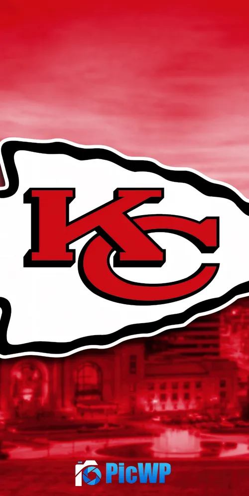 Kansas City Chiefs Red background 3K Mobile Wallpaper