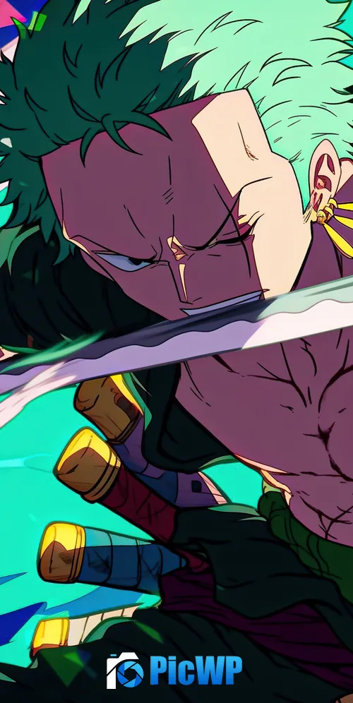 Roronoa Zoro Action 3K Mobile Wallpaper